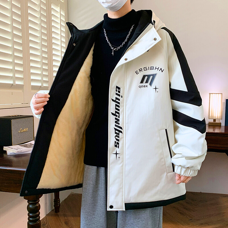 Street Fashion Youth - Fashion Men's Fleece Thick Warm Hooded