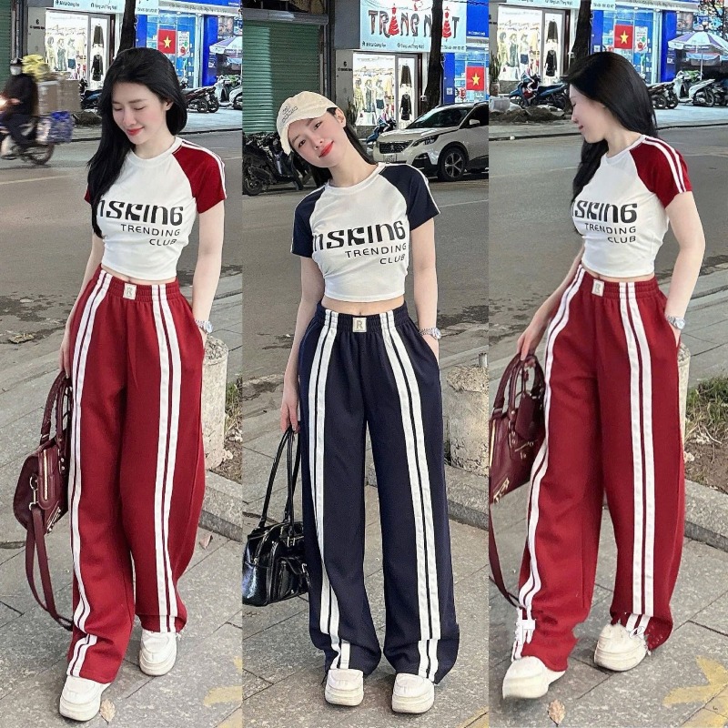 Street Fashion Tshirt - Fashion Suit Women's Summer New Shoulder
