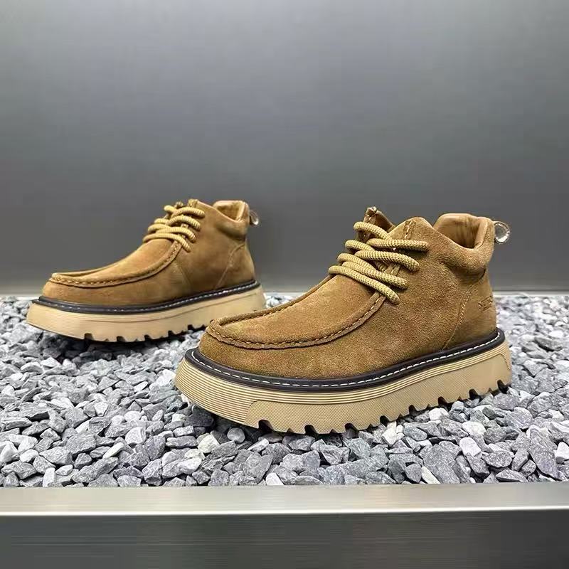 Street Fashion Men 2025 - Autum Winter Men Platform Boots Designer