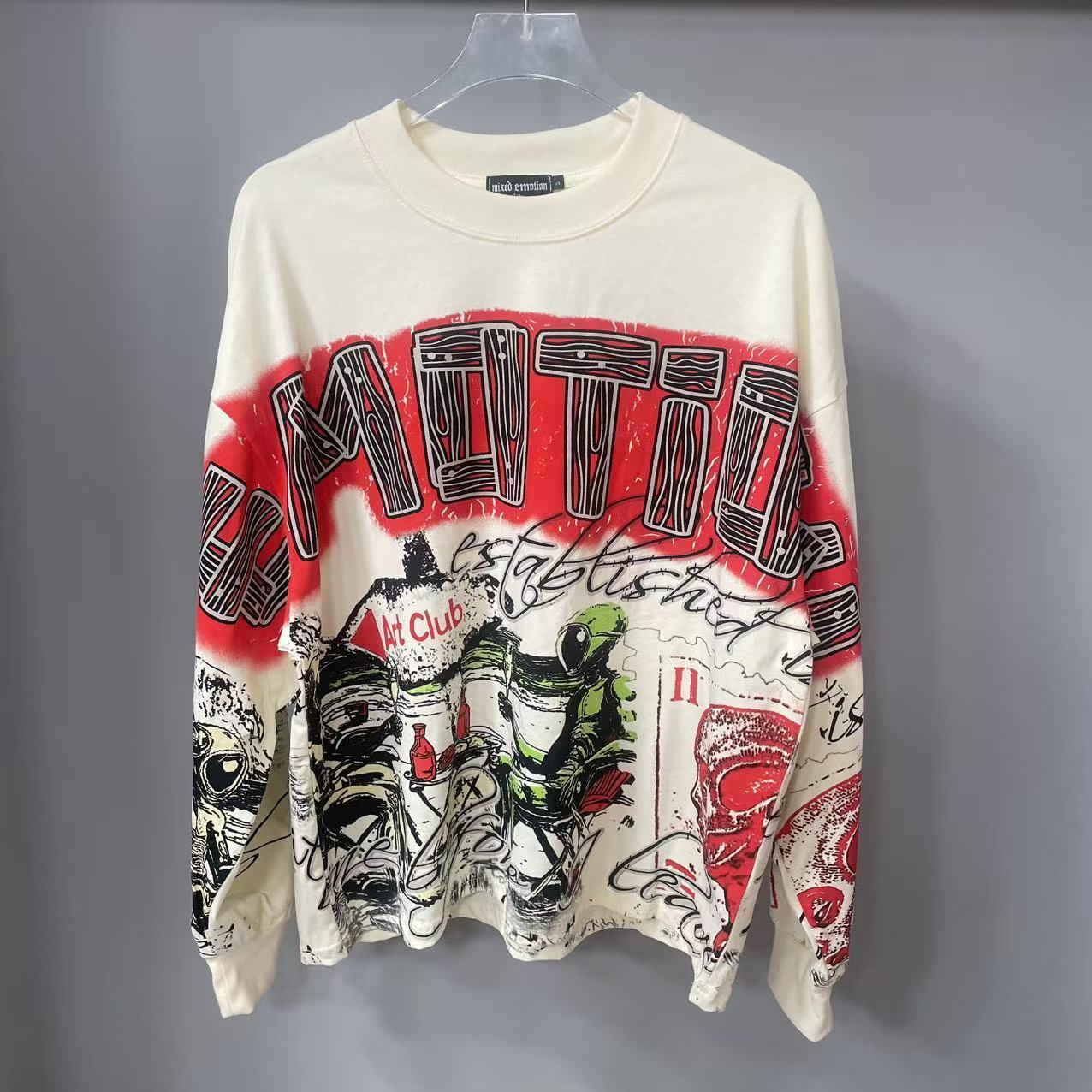 Street Fashion Trends - High Quality Designer MIXED-EMOTION Long sleeved