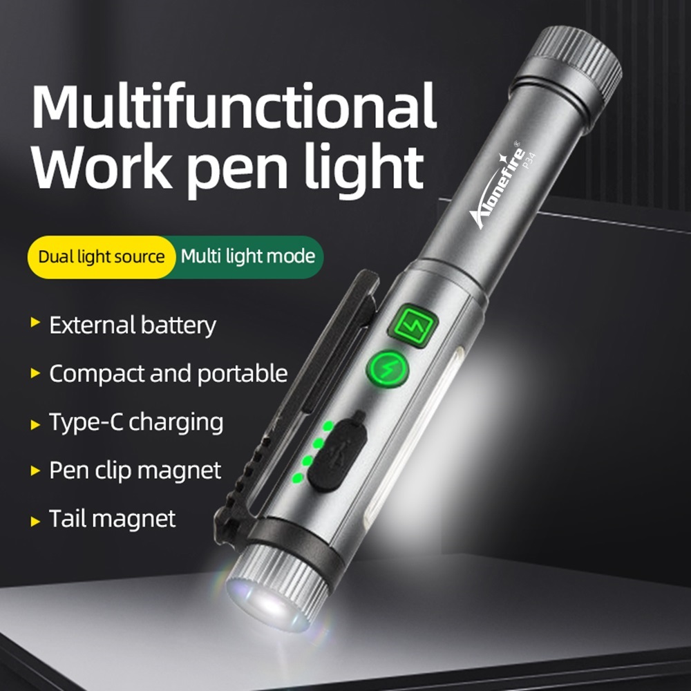 Street Fashion Blog - 2-in-1 COB Pen Work Light LED