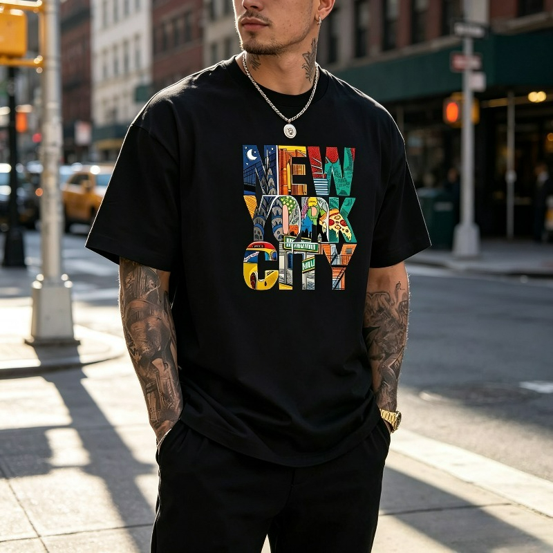 NEW YORK CITY Graphic T-Shirt  - Street Style New York Fashion review and price