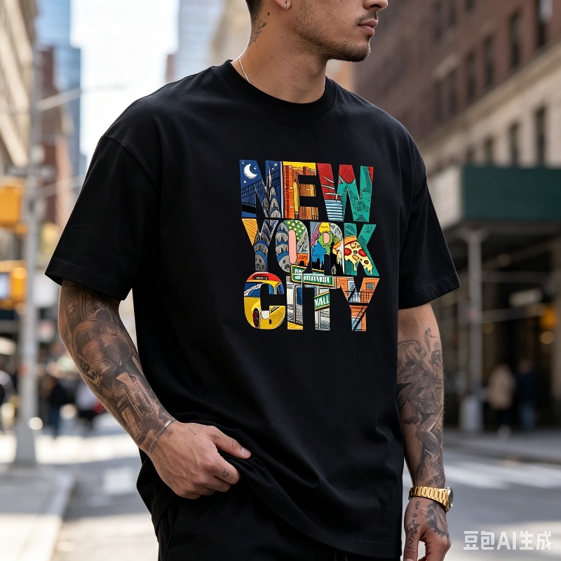 NEW YORK CITY Graphic T-Shirt  - Street Style New York Fashion review and price