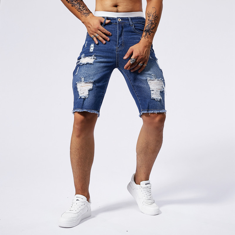 2025 Summer New Men's Ripped D - Street Fashion Men 2025 review and price