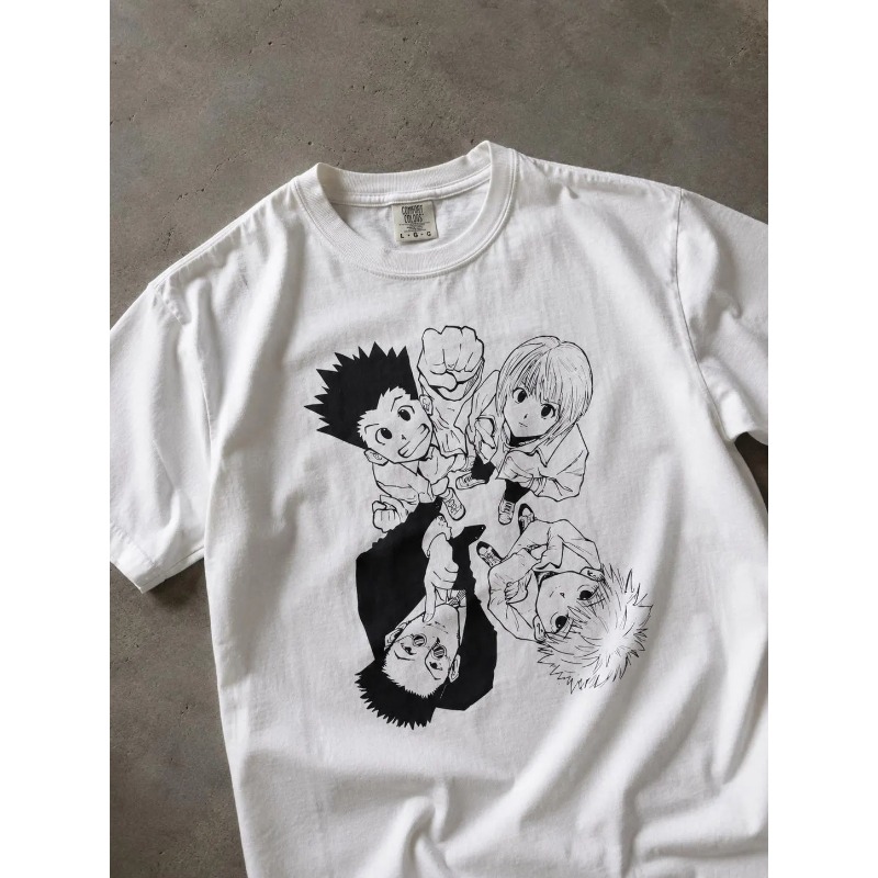 HxH T-shirt, Retro Street Styl - Street Fashion Japan review and price