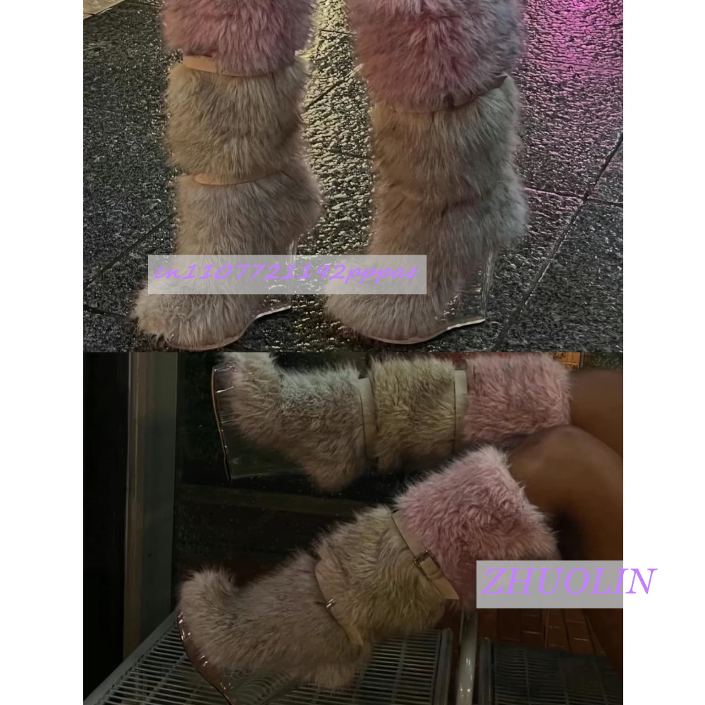 Winter Gradient Furry Transpar - Street Fashion Punk review and price
