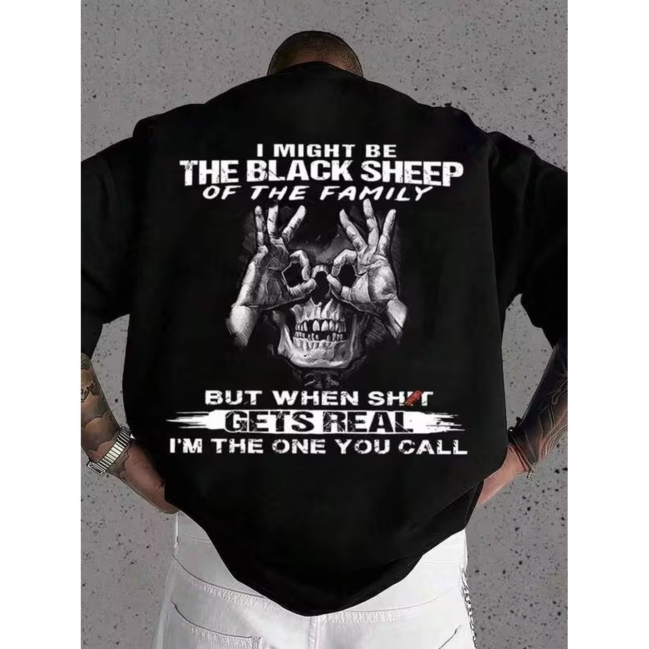 Warning Slogan, Clothing, Grap - Street Fashion Youth review and price