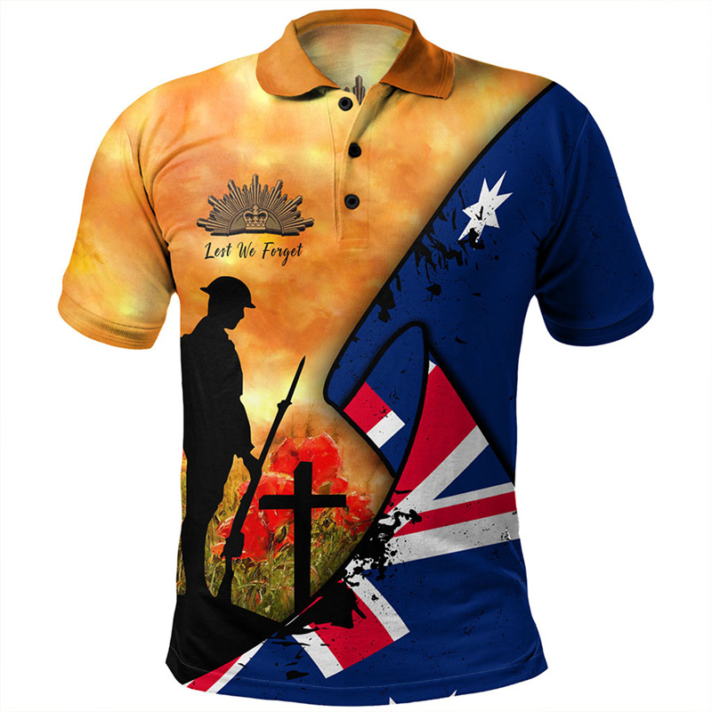 Lest We Forget Anzac Day Polo  - Street Fashion Men 2025 review and price