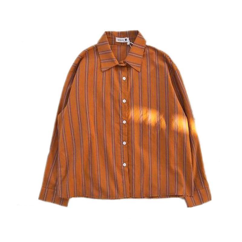 Spring New Striped Loose Casua - Street Fashion Youth review and price