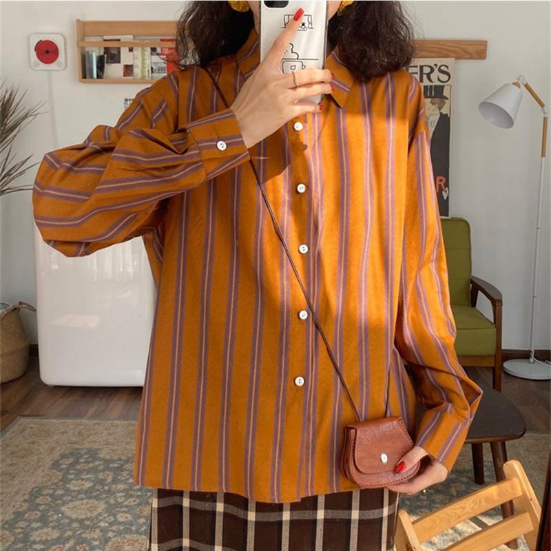 Spring New Striped Loose Casua - Street Fashion Youth review and price
