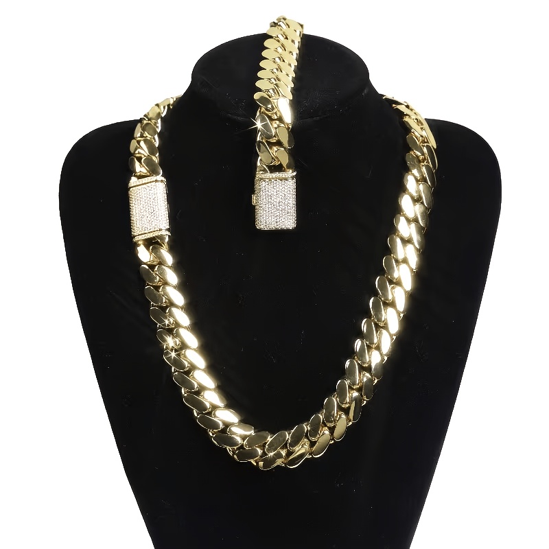 15Mm Men'S Hip Hop Miami Cuban - Street Fashion Blog review and price