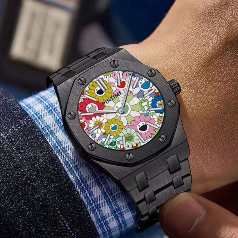 Trendy Sunflower Graffiti Men' - Street Fashion Youth review and price