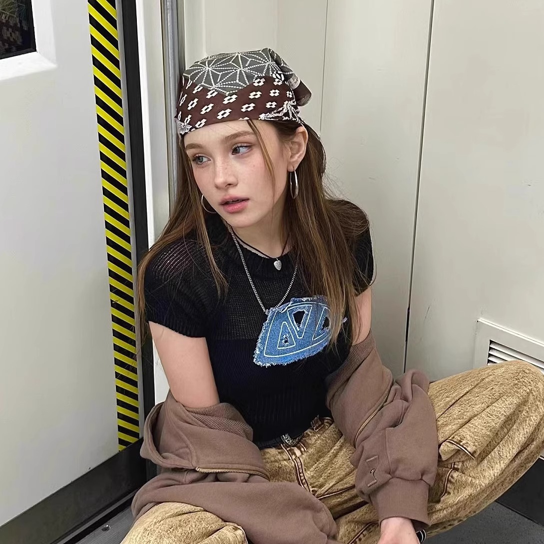 Retro American Style Headscarf - Girl Fashion Street review and price