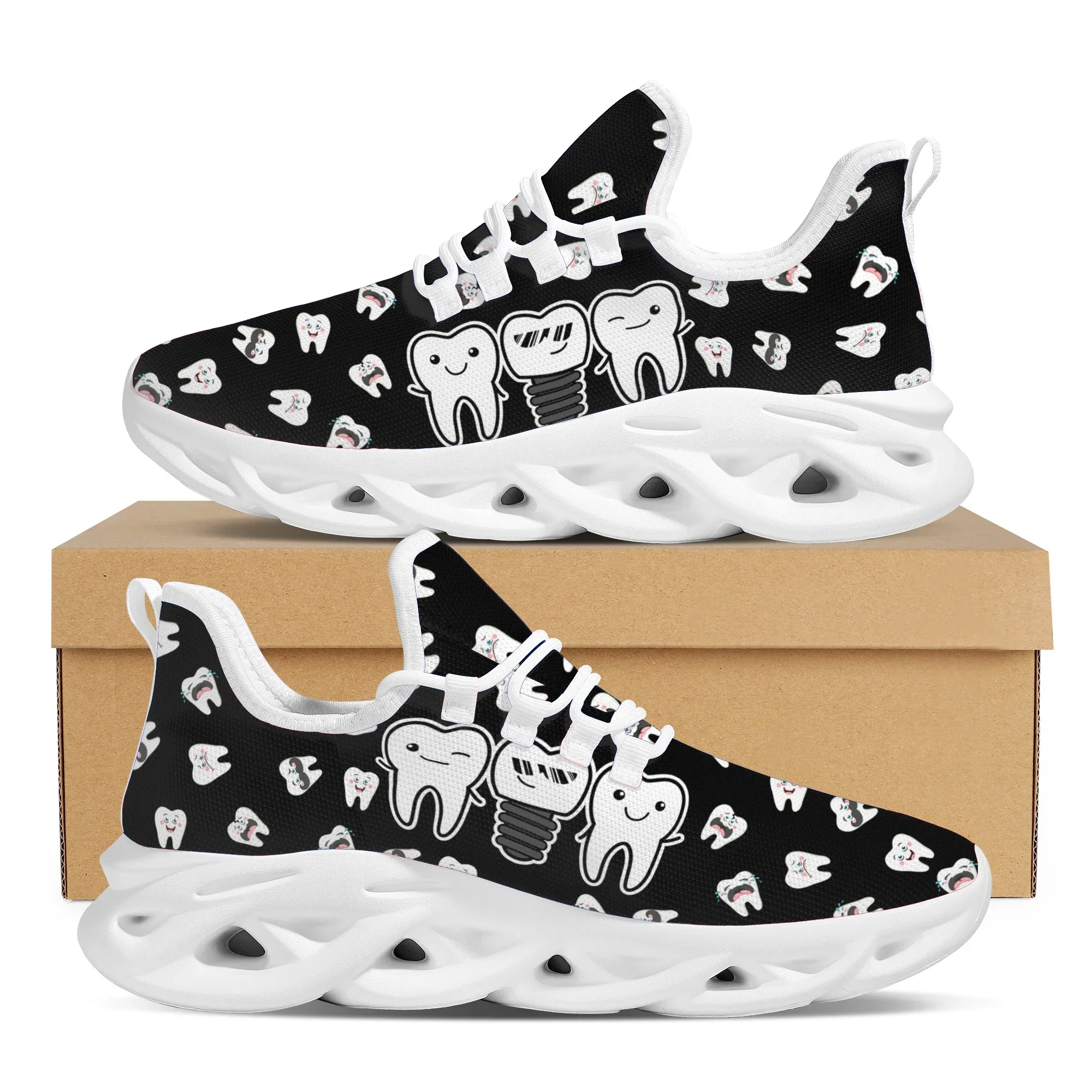 Gradient Cute Crown Tooth Prin - Street Fashion Trends review and price