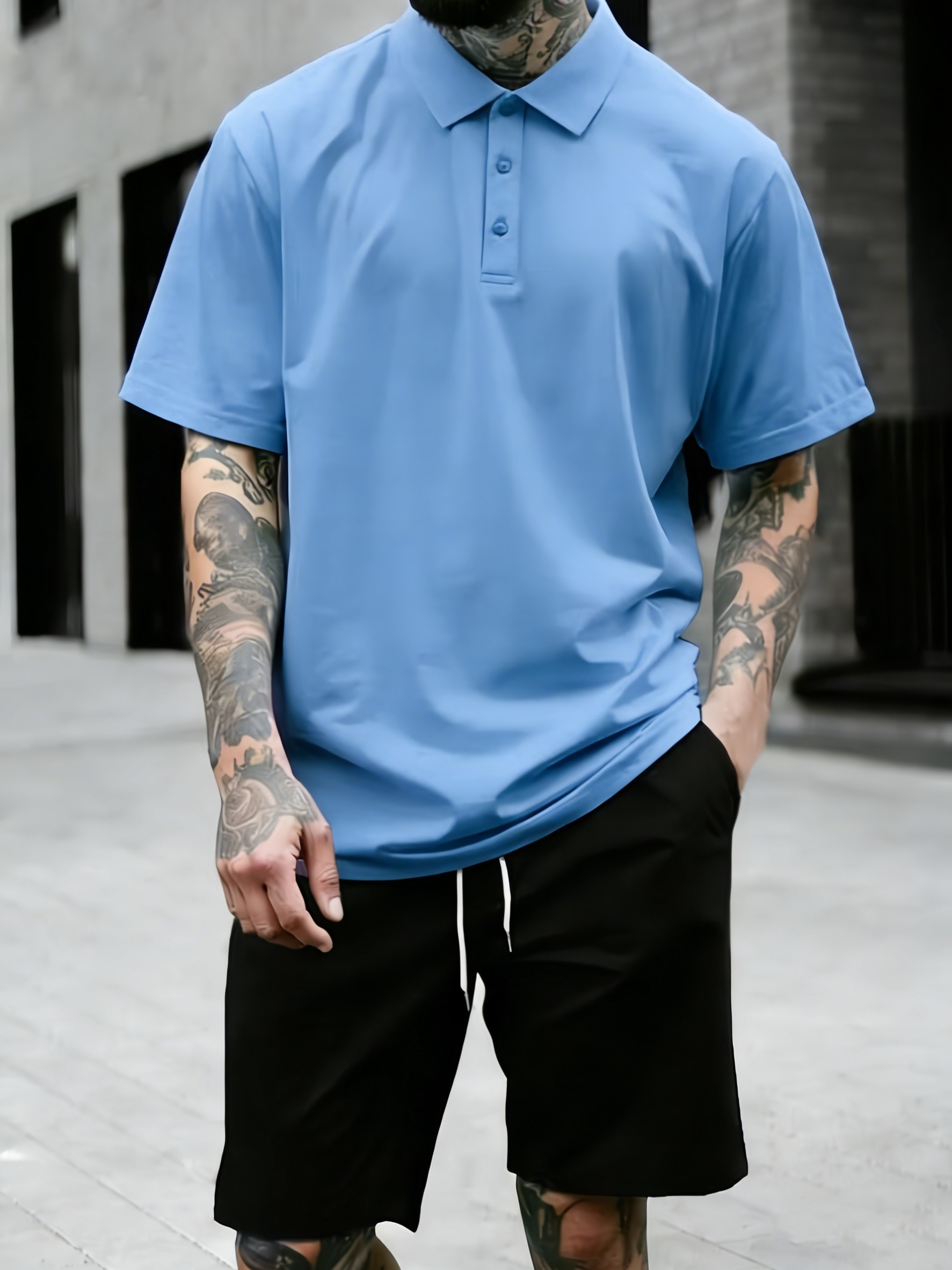 4 Color Summer Loose Polo Shir - Street Fashion Culture review and price