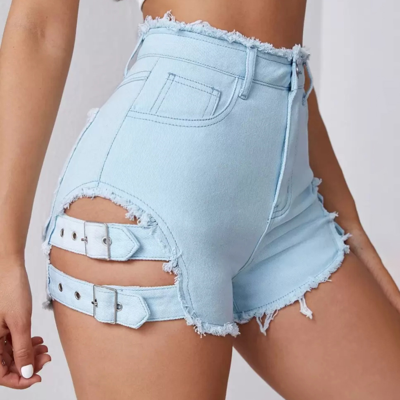 Women High Waist Denim Shorts  - Street Fashion Denim review and price
