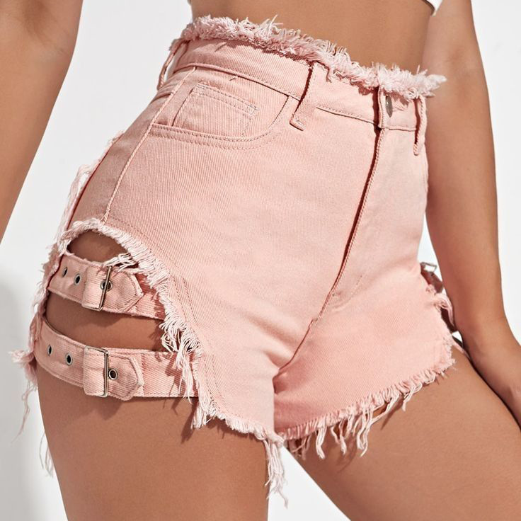 Women High Waist Denim Shorts  - Street Fashion Denim review and price