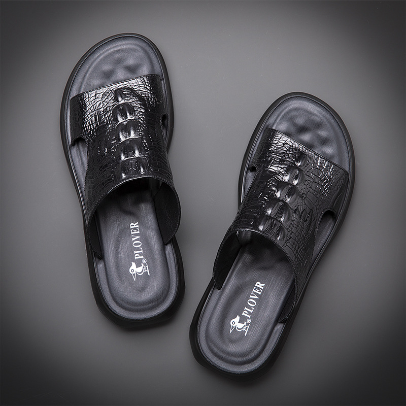 Crocodile Men's Sandals Slippe - Street Fashion Youth review and price