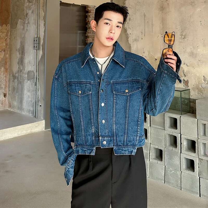 LUZHEN Personality Denim Short - Street Fashion Men 2025 review and price