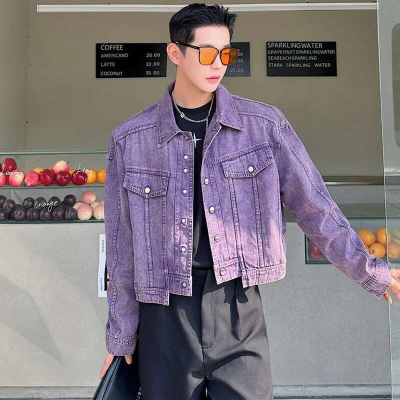 LUZHEN Personality Denim Short - Street Fashion Men 2025 review and price