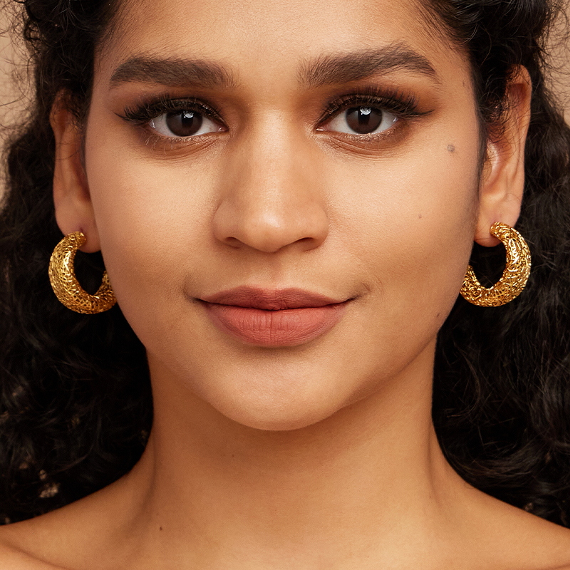 IVOG C Shape Hollowed Out Earr - Street Fashion Website review and price