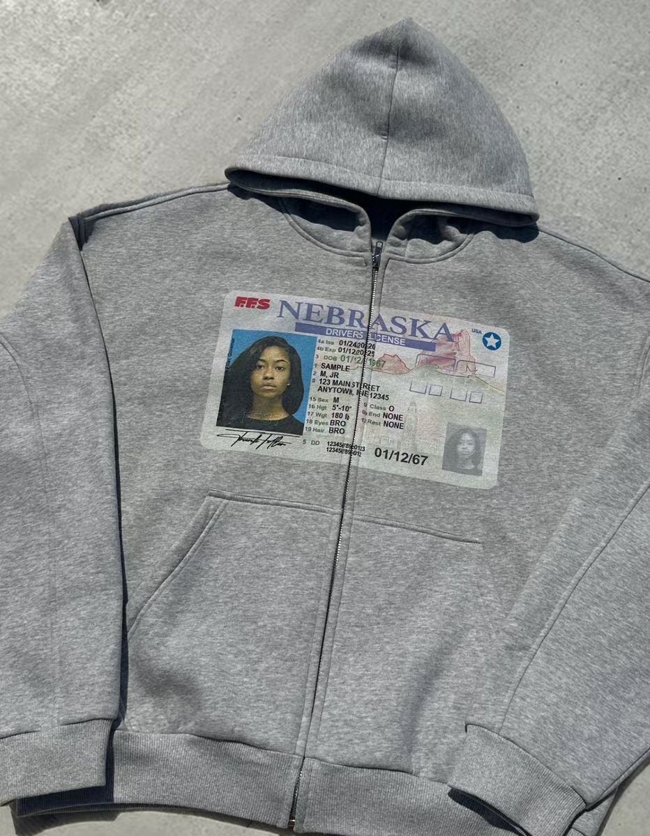 Y2K retro grey zip hoodies fas - Street Style New York Fashion review and price