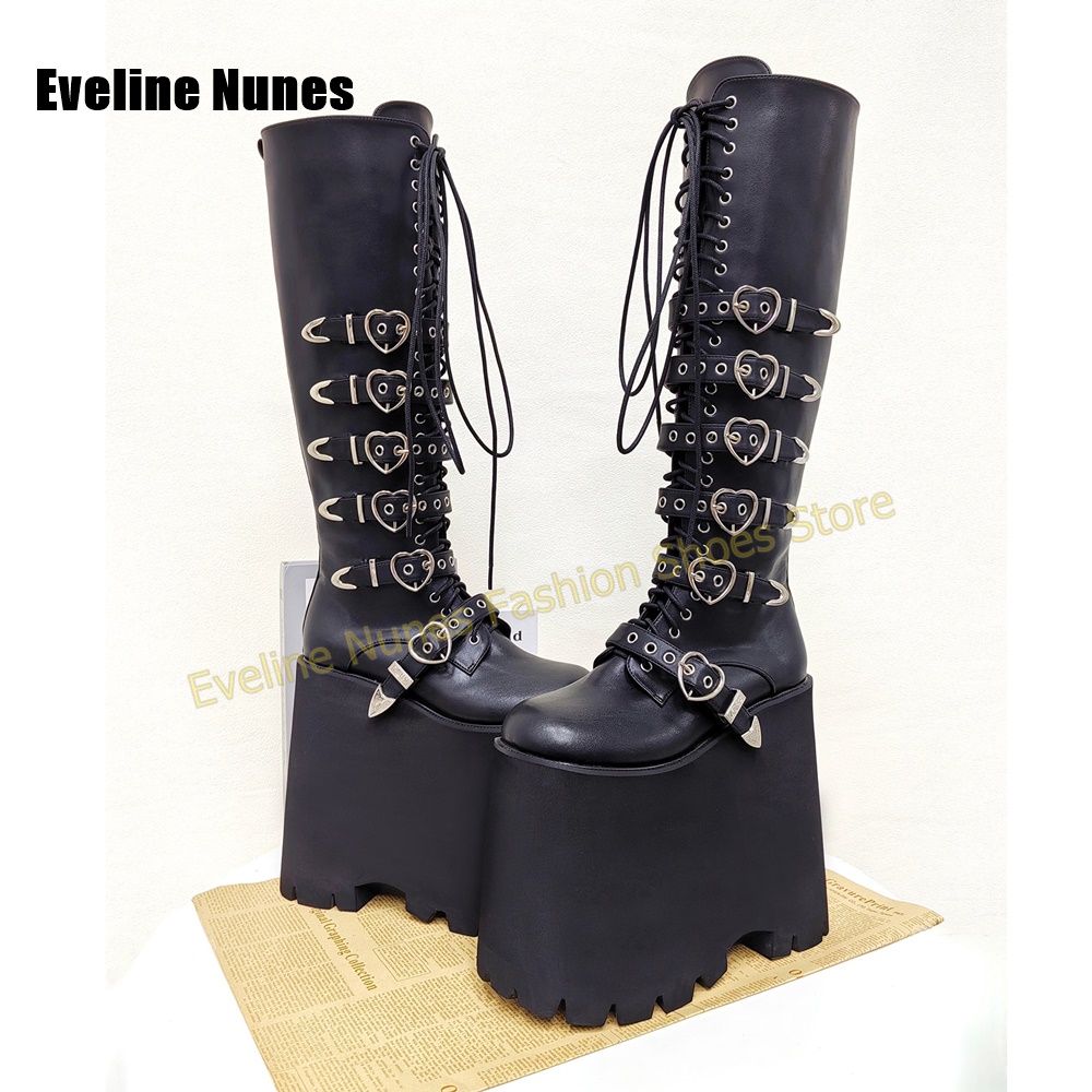 Y2K Gothic Lolita Tall Platfor - Street Fashion Punk review and price