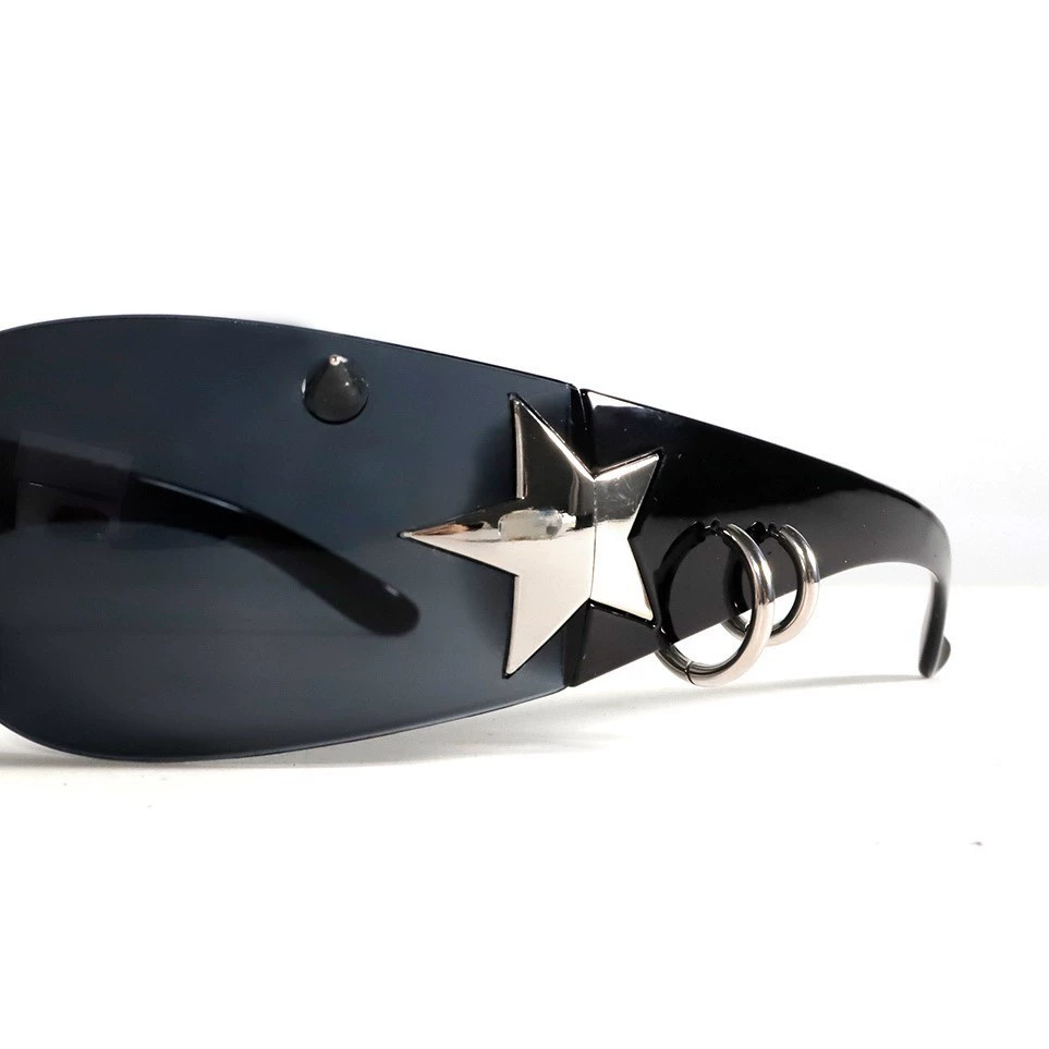 Rivet Punk Metal Star Frame Gl - Street Fashion Girls review and price