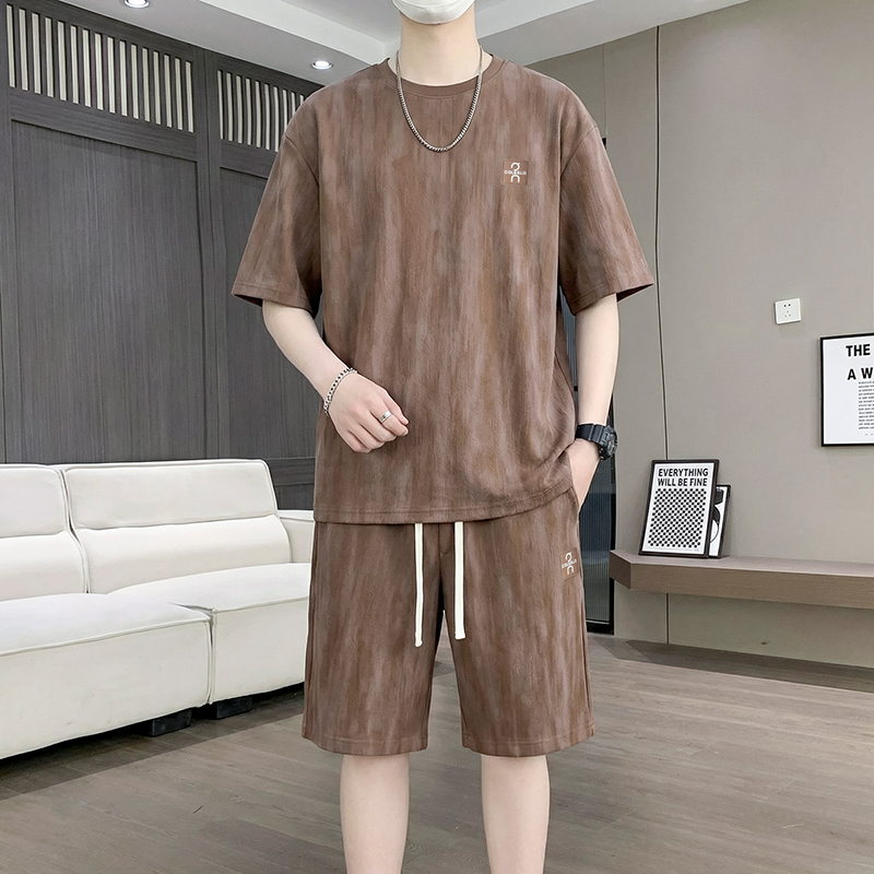 【T-Shirt + 5-Point Shorts】Men' - Street Fashion Styles review and price
