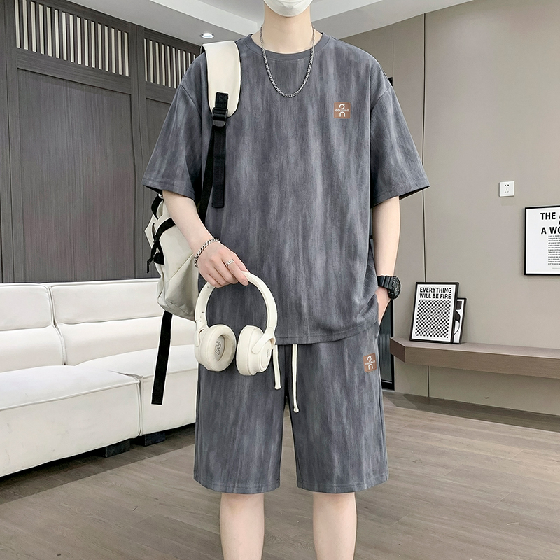 【T-Shirt + 5-Point Shorts】Men' - Street Fashion Styles review and price