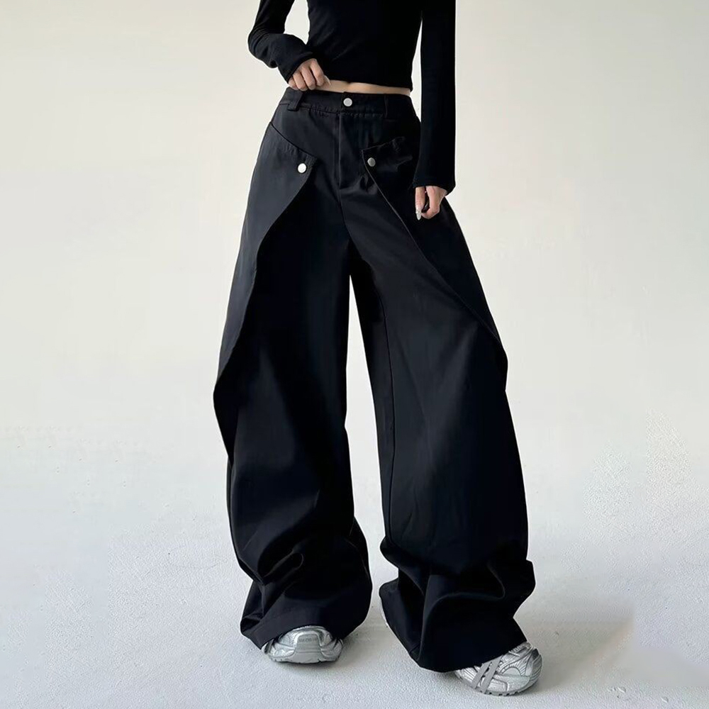 Mens Trousers Stitching Double - Street Fashion Men 2025 review and price