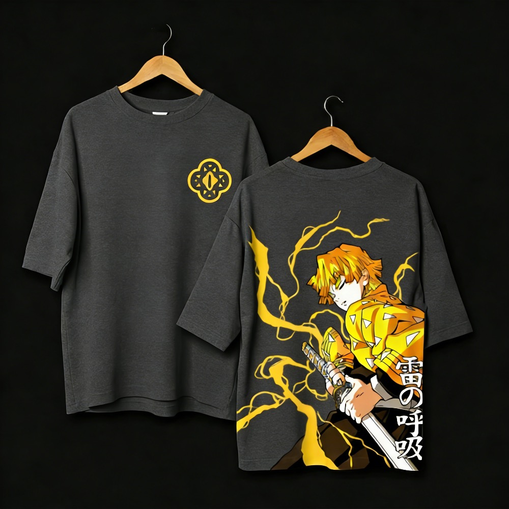 Plus Size Demon Slayer Anime P - Street Fashion Japan review and price