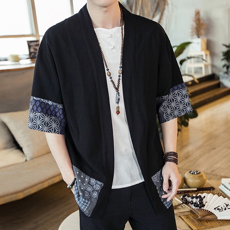 Japanese Kimono Men Cardigan S - Street Fashion Japan review and price