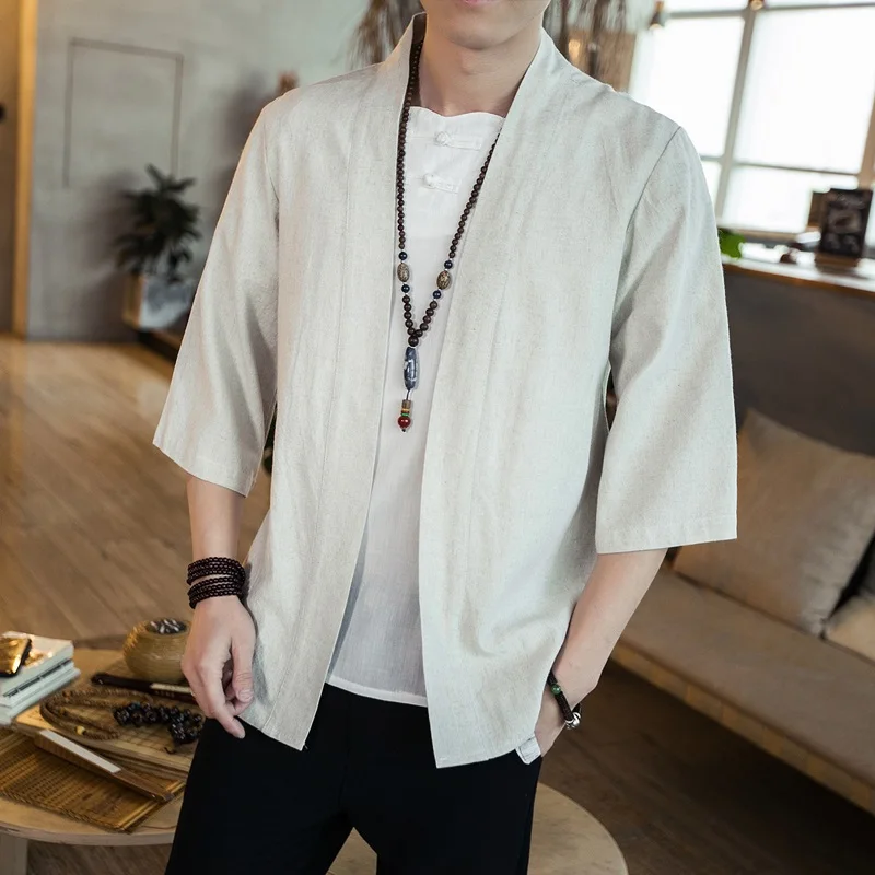 Japanese Kimono Men Cardigan S - Street Fashion Japan review and price