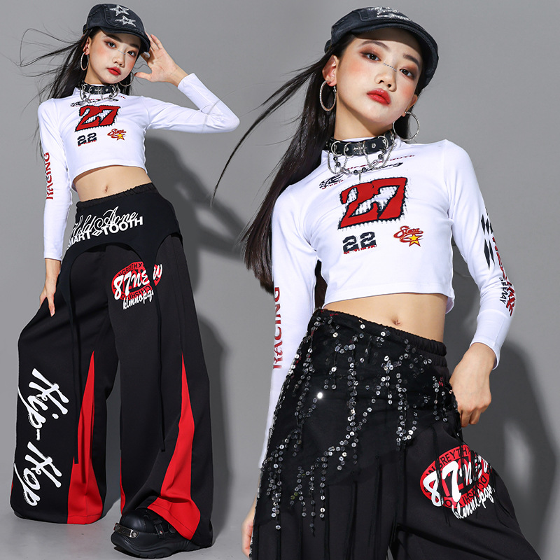 2025 Jazz Dance Clothes Girls  - Street Fashion Show review and price
