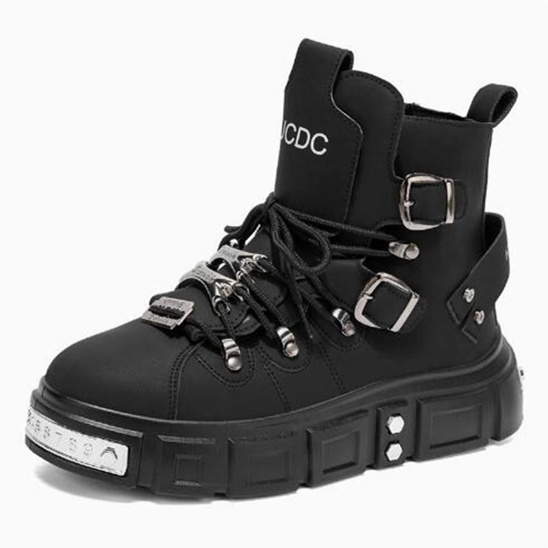 Fashion Rivet Black High top S - Street Fashion Punk review and price