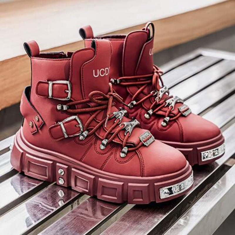 Fashion Rivet Black High top S - Street Fashion Punk review and price